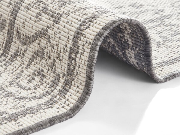 Hanse Home , Kusový koberec Twin Supreme 103870 Grey / Cream – na von aj na doma, 200x290, šedá, chodba / predsieň