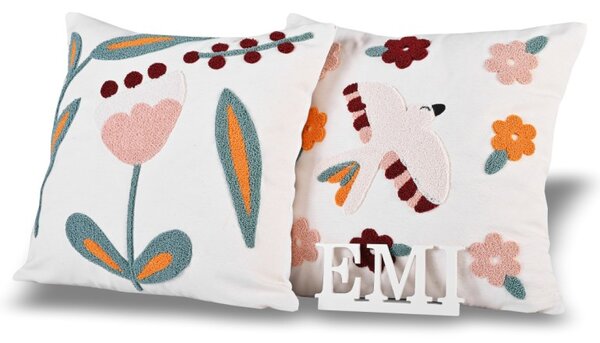 Obliečky na vankúše 40x40 cm Greta set 2 ks EMI