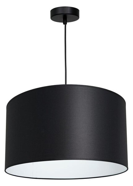 Luster na lanku ARDEN 1xE27/60W/230V pr. 40 cm čierna/biela