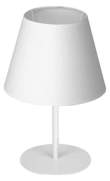 Stolná lampa ARDEN 1xE27/60W/230V pr. 20 cm biela
