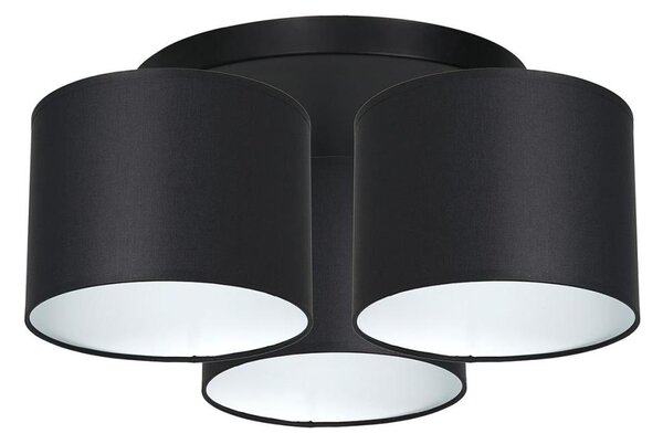 Luster prisadený ARDEN 3xE27/60W/230V čierna/biela