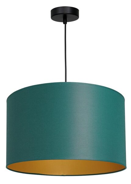Luster na lanku ARDEN 1xE27/60W/230V pr. 40 cm zelená/zlatá