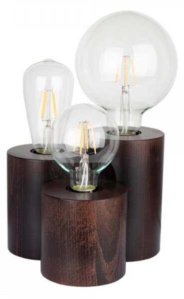 Spot-Light 2266376 - Stolná lampa VINCENT 3xE27/15W/230V buk