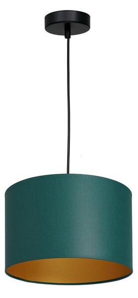 Luster na lanku ARDEN 1xE27/60W/230V pr. 25 cm zelená/zlatá