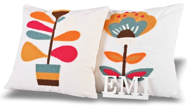 Obliečky na vankúše 40x40 cm Endry set 2 ks EMI