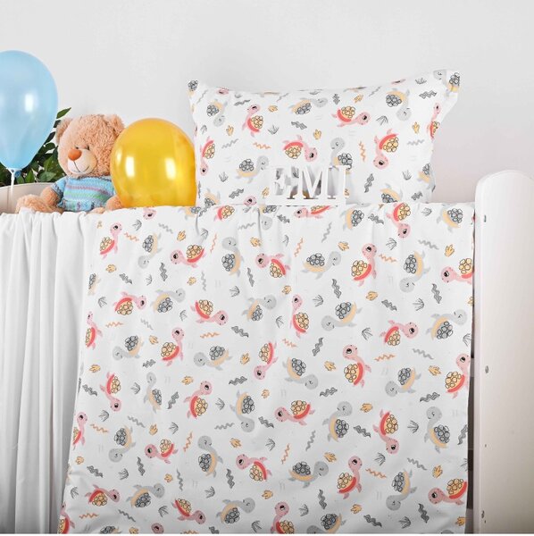 Obliečky detské bavlnené Korytnačky EMI, Detský set 90x130 + 45x65