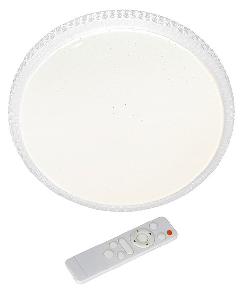 Stropné LED svietidlo Cruz, 1x LED 66w, 3000-6000k, w, s ovládačom