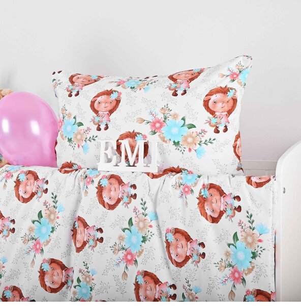 Obliečky detské bavlnené Mončiči EMI, Detský set 90x130 + 45x65