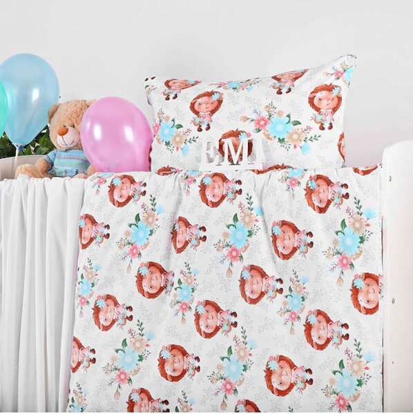 Obliečky detské bavlnené Mončiči EMI, Detský set 90x130 + 45x65