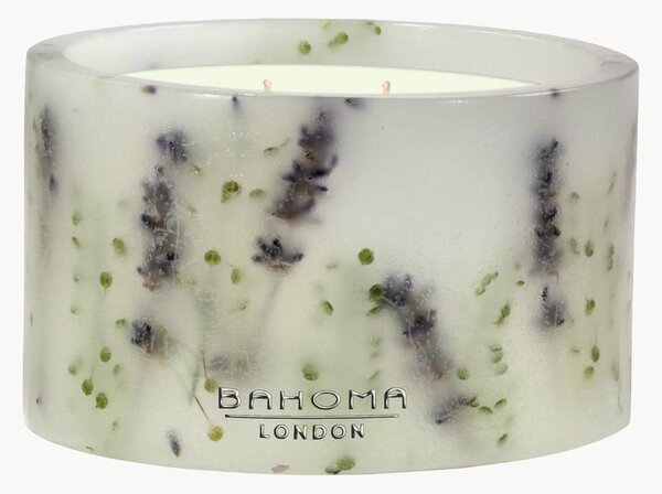 Ručne vyrobená vonná sviečka's 3 knôtmi Botanica (Lavender, Cedarwood)