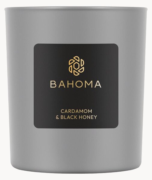 Ručne vyrobená vonná sviečka Ash (Cardamom, Black Honey)