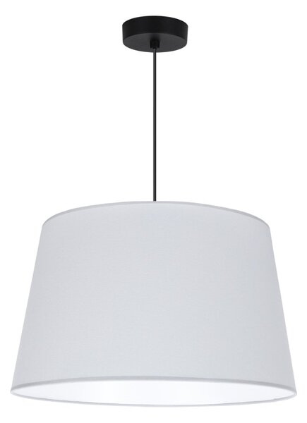 Závesné svietidlo Gaja, 1x svetlosivé textilné tienidlo, (fi 44cm), b