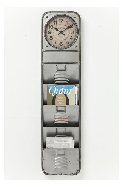 KARE DESIGN Nástenné hodiny Thinktank Kontor 124 cm 124 × 30 × 7 cm