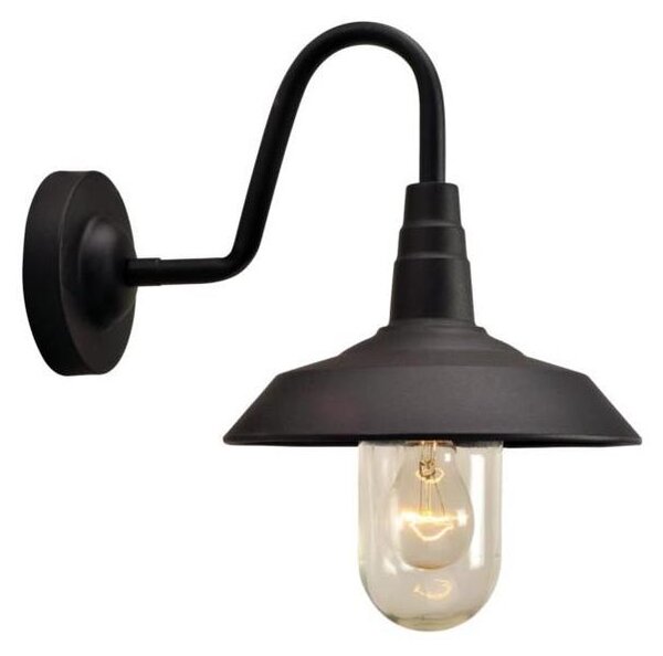 Vonkajšie nástenné svietidlo NILDA 1xE27/60W/230V IP44 čierna