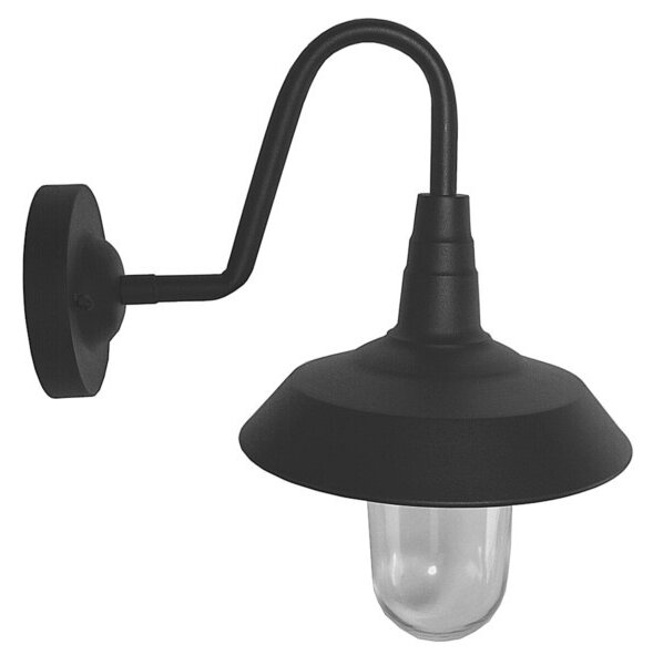 Vonkajšie nástenné svietidlo NILDA 1xE27/60W/230V IP44 čierna