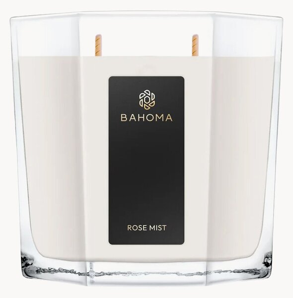 Ručne vyrobená vonná sviečka Mist (Rosebud, Mandarin)