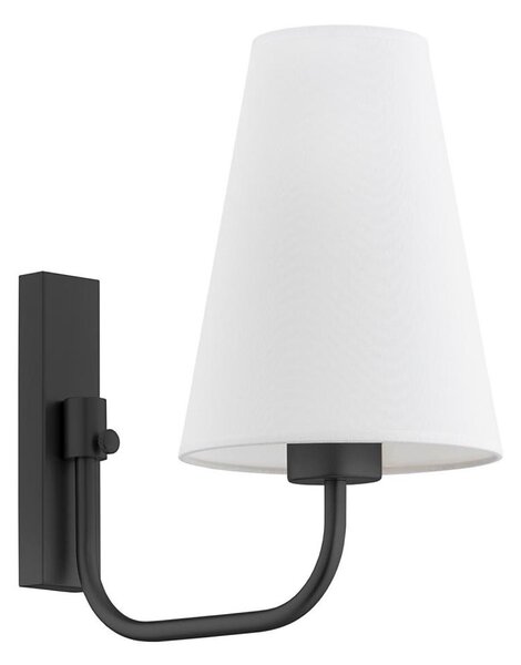 Argon 8376 - Nástenná lampa SAFIANO 1xE27/15W/230V čierna