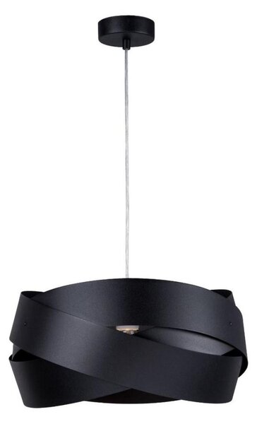 Zuma Line 1114 - Luster na lanku TORNADO 1xE27/40W/230V čierna