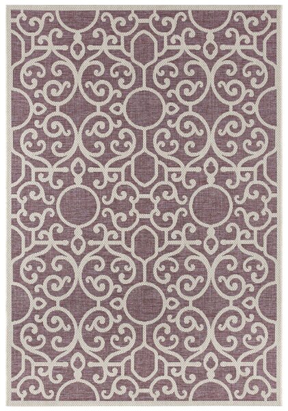 NORTHRUGS - Hanse Home koberce Kusový koberec Jaffa 103886 Purple / Taupe - 70x140 cm