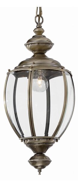 Ideal Lux - Luster na reťazi NORMA 1xE27/60W/230V pr. 25 cm bronzový