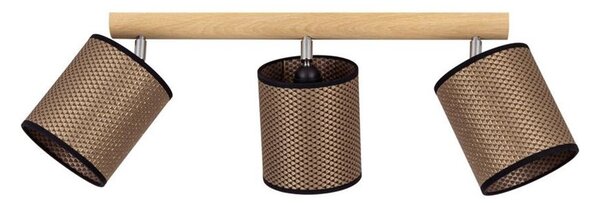 Spot-Light 2037400911553 - Bodové svietidlo BENITA 3xE27/25W/230V dub