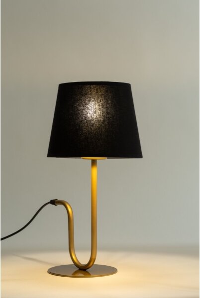 Stolná lampa VOLUTTO 1xE27/60W/230V čierna/medená