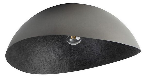 Prisadený luster SOLARIS 1xE27/60W/230V strieborná/čierna