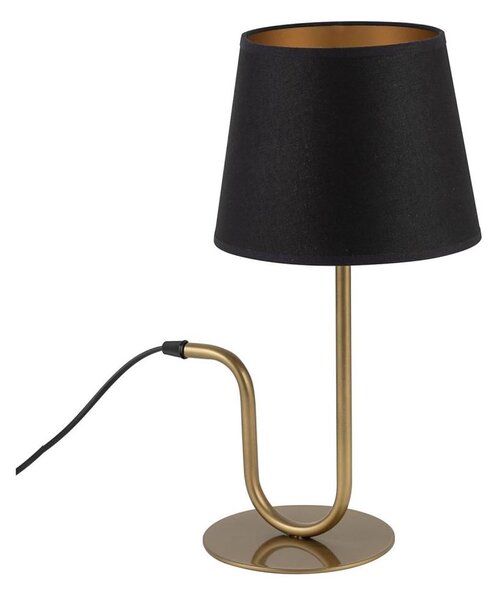 Stolná lampa VOLUTTO 1xE27/60W/230V čierna/medená