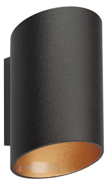 Zuma Line 50603-BK/GD-N - Nástenné svietidlo SLICE WL 1xG9/40W/230V čierna/zlatá