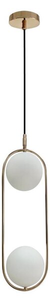 Luster na lanku CORDEL 2xG9/28W/230V zlatá