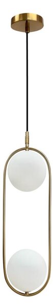 Luster na lanku CORDEL 2xG9/28W/230V zlatá