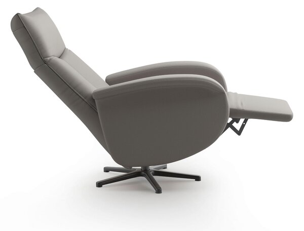 RELAXAČNÉ KRESLO, koža, mokka Sit & More - Online Only obývacie izby, Online Only