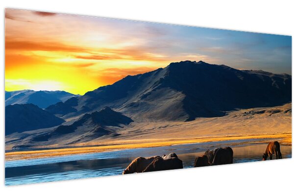 Obraz - Napájadlo (120x50 cm)