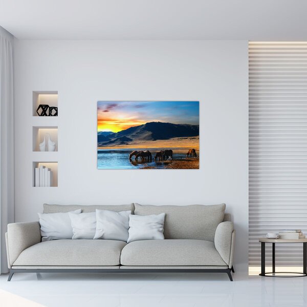 Obraz - Napájadlo (90x60 cm)
