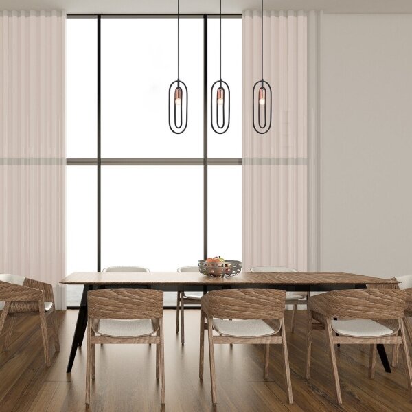Rabalux 72264 - Luster na lanku ROVIER 3xE27/40W/230V