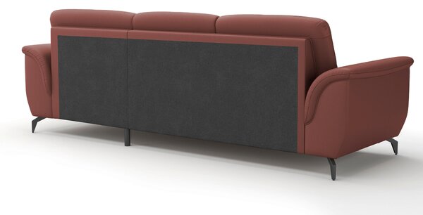 ROHOVÁ SEDAČKA, textil, koža, červenohnedá Sit & More - Sedačky, Online Only