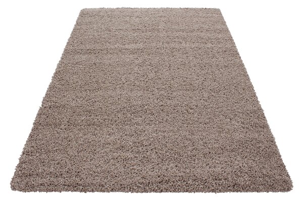 Ayyildiz, Kusový koberec Life Shaggy 1500 beige, 80x150, béžová, obývacia izba