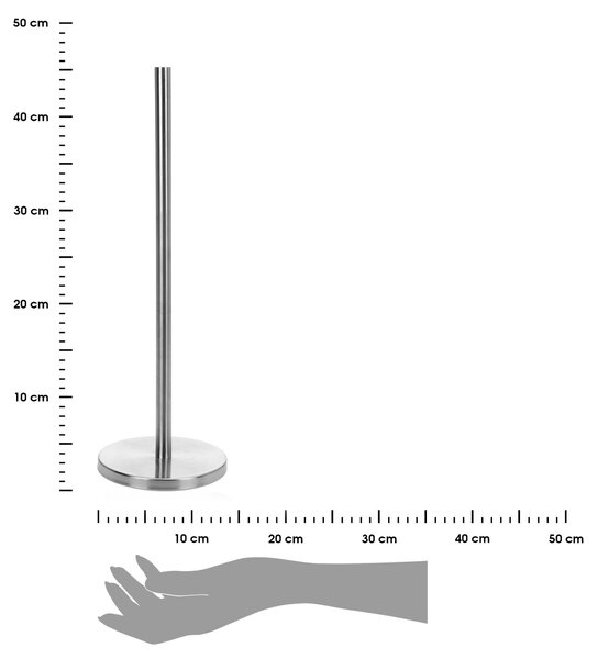 Stojan na toaletný papier Steel, chrómová