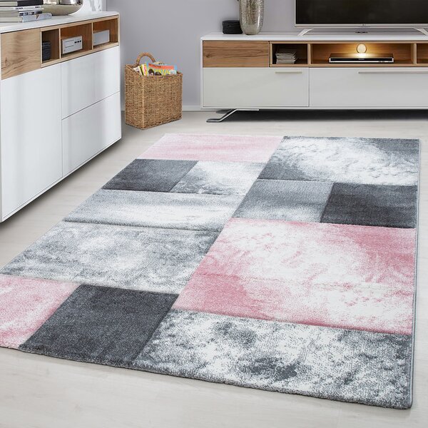 Ayyildiz , Kusový koberec Hawaii 1710 pink, 80x150, ružová, obývacia izba