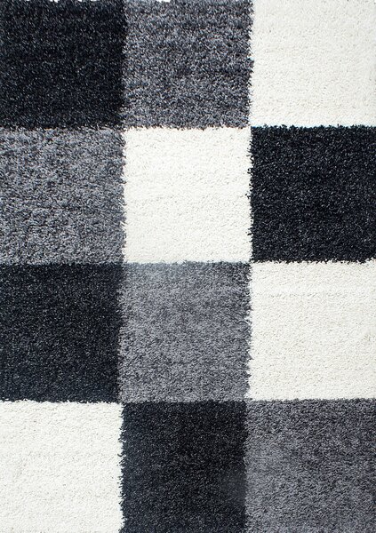 Ayyildiz koberce Kusový koberec Life Shaggy 1501 black - 80x250 cm