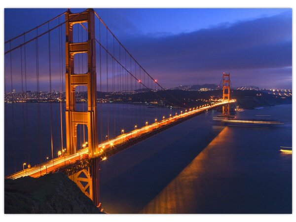 Obraz - Golden Gate Bridge (70x50 cm)