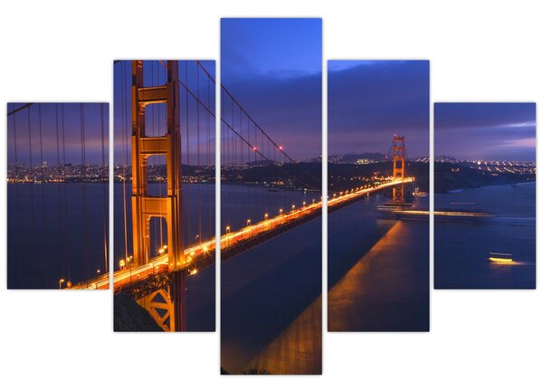 Obraz - Golden Gate Bridge (150x105 cm)