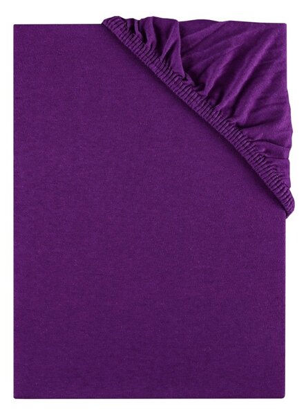 Plachta posteľná fialová jersey EMI, Detská plachta 60x120