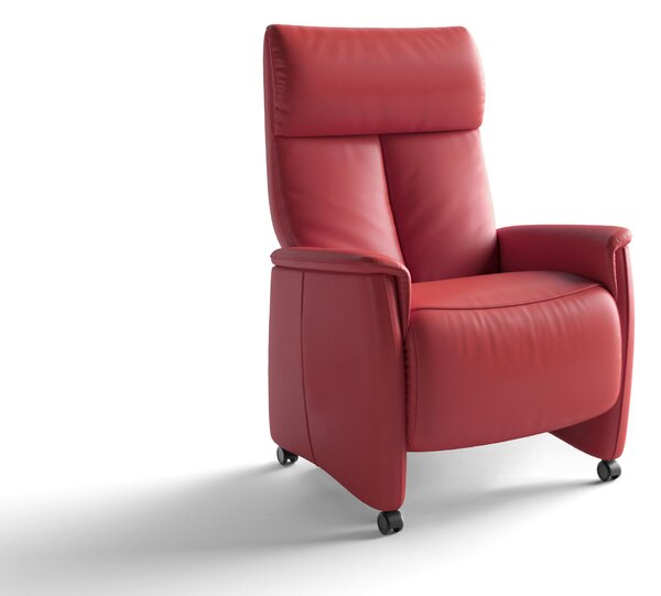 RELAXAČNÉ KRESLO, koža, červená Sit & More - Online Only obývacie izby, Online Only