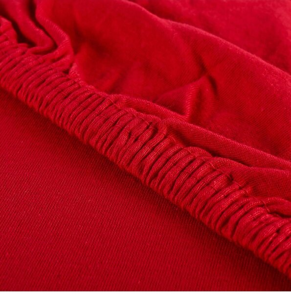 Plachta posteľná červená jersey EMI, Detská plachta 60x120
