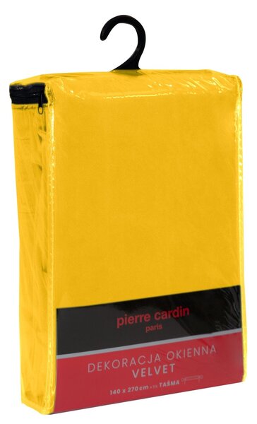 ZATEMŇOVACÍ ZÁVES NA PÁSKE PIERRE CARDIN SIBEL 140X270 CM HORČICOVÁ