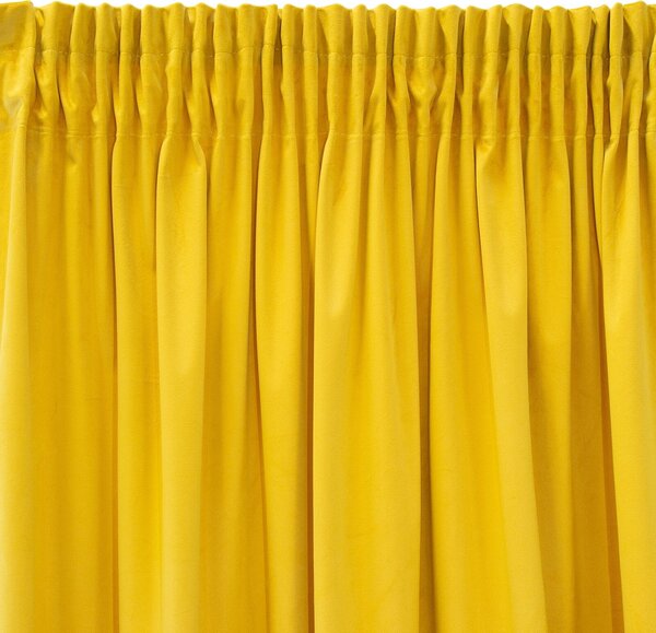 ZATEMŇOVACÍ ZÁVES NA PÁSKE PIERRE CARDIN SIBEL 140X270 CM HORČICOVÁ