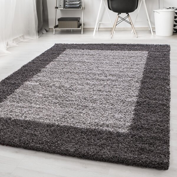 Ayyildiz, Kusový koberec Life Shaggy 1503 grey, 300x400, šedá, obývacia izba