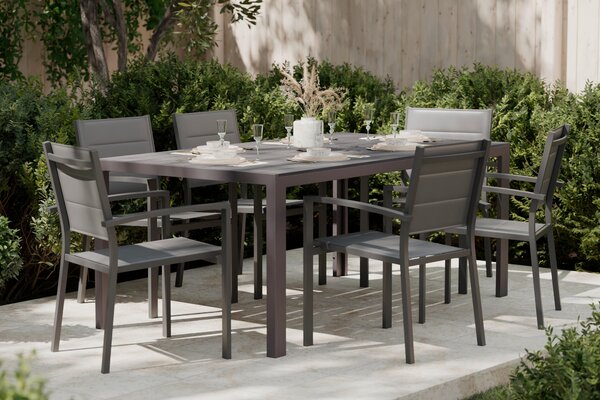 ZÁHRADNÝ STÔL, kov, plast, 180/74/100 cm Ambia Garden - Online Only záhrada, Online Only