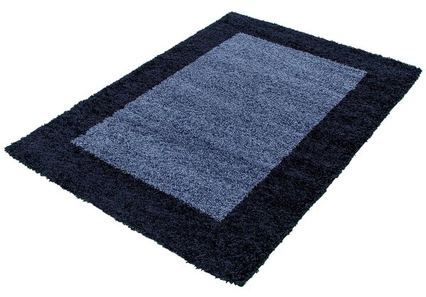 Ayyildiz , Kusový koberec Life Shaggy 1503 navy, 200x290, modrá, obývacia izba